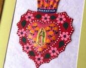 Virgencita de Guadalupe Mate 6.5"x 8.5"