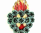 XXL Quince Rosas 10"x 14"
