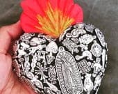 Large Guadalupe con Milagritos 5"x 7"