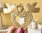 Small Gold Mirror