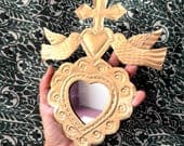 Tin Gold Mirror