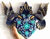 Flores Plateado & Colibries