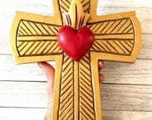 Oro & Corazon Rojo 12"