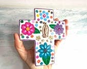 Guadalupe Flores 4.5"x 5"x .75"