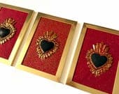 Framed Gold San 4.5"x 6.5"