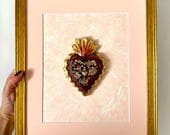Framed Vintage Pink