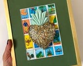 Framed Loteria Milagritos Medium 8.5"x 10.5"