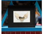 Framed Allas Arriba 11.75"x 8.75"