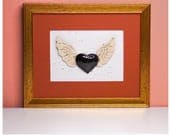 Framed Vintage Allas Arriba 12"x 9"