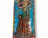XL Batea Dia de Los Muertos 20"(tall)