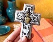 Mini Aluminio Wood Cross Gift