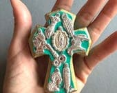 Mini Milagritos Wood Cross