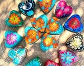 Ceramic Heart Wall Art, Boho Gifts