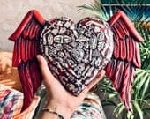 Sacred Heart Alas Caidas Red