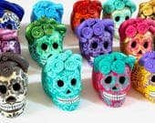 Small Frida Ceramic Skull Calavera
