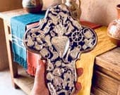 Milagritos Silver Cruz Colonial 10"