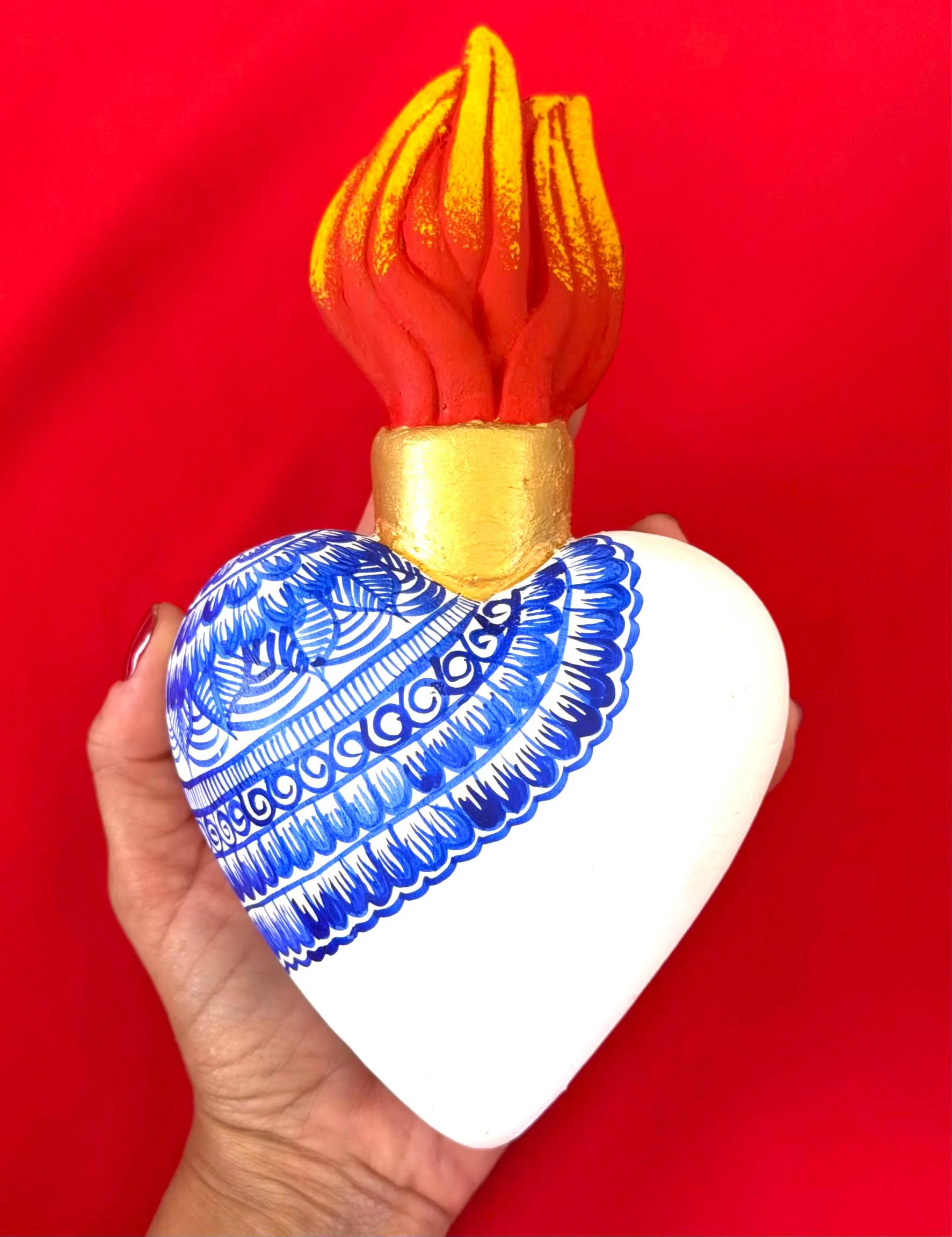 Sagrado Ceramic Wall Art, Mexican Handmade