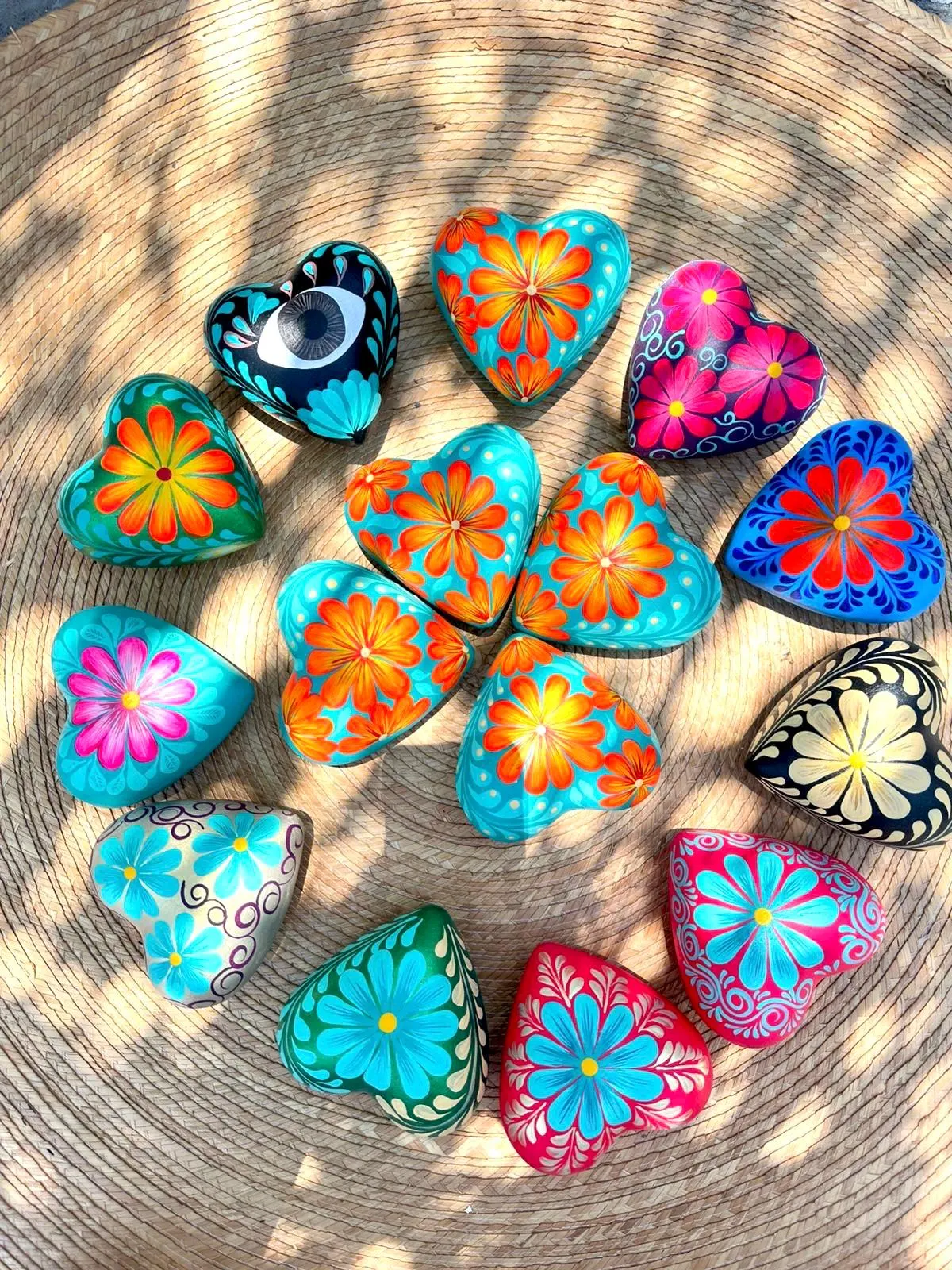 Ceramic Heart Wall Art, Boho Gifts