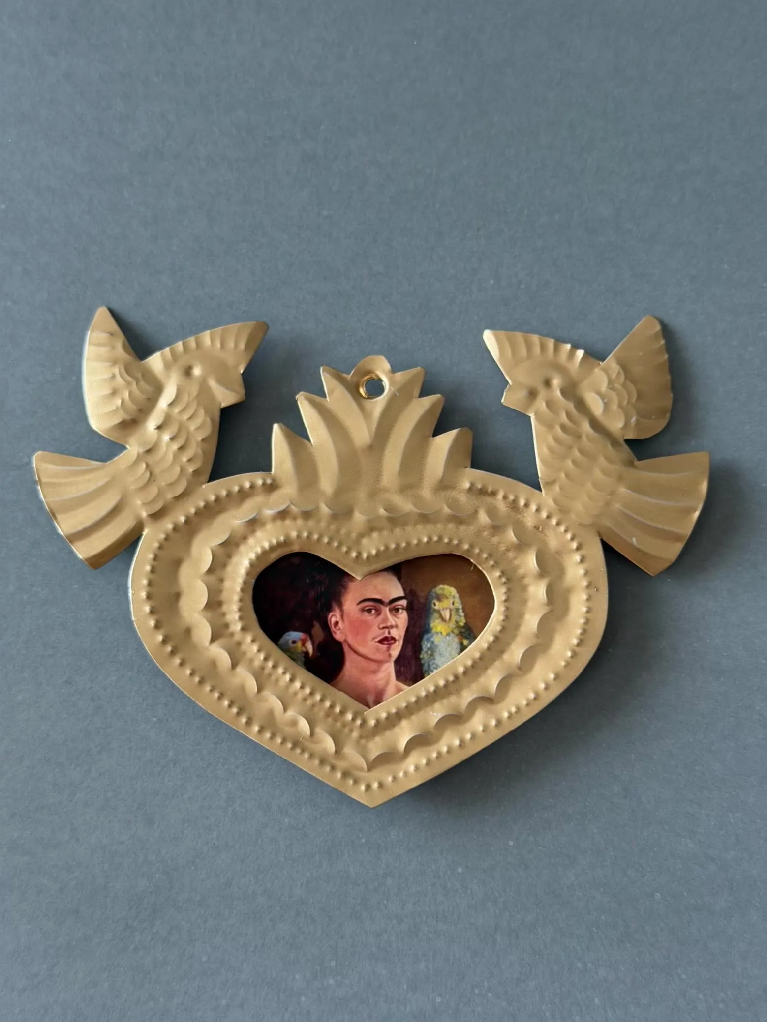 Frida Shadow Box, Unique Gift For Her, Small Frida Kahlo Nicho 4.5"(long)