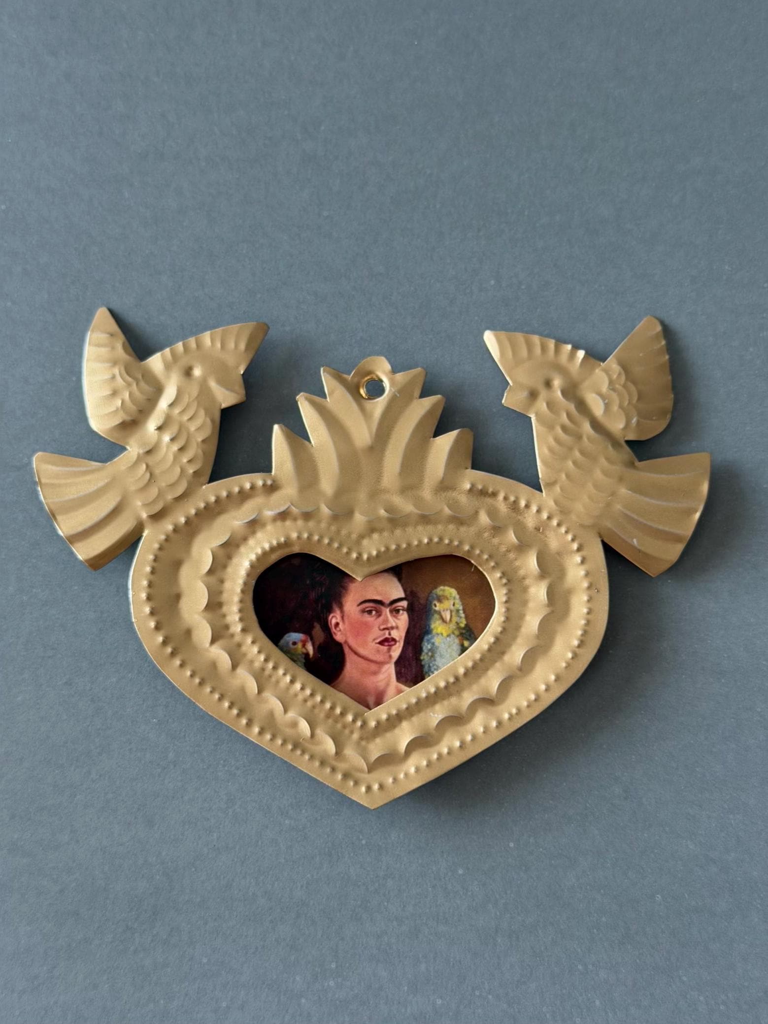 Frida Shadow Box, Unique Gift For Her, Small Frida Kahlo Nicho 4.5"(long)