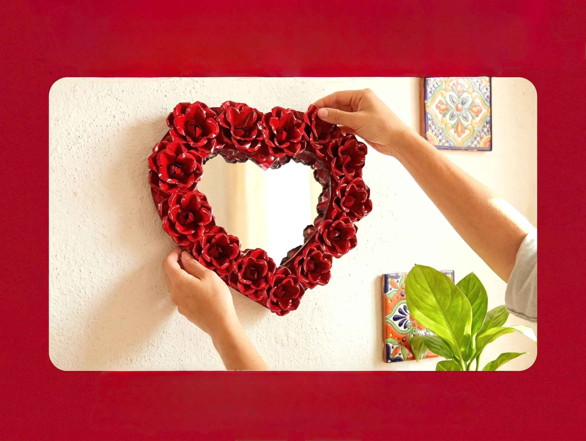 Sacred Heart with Roses