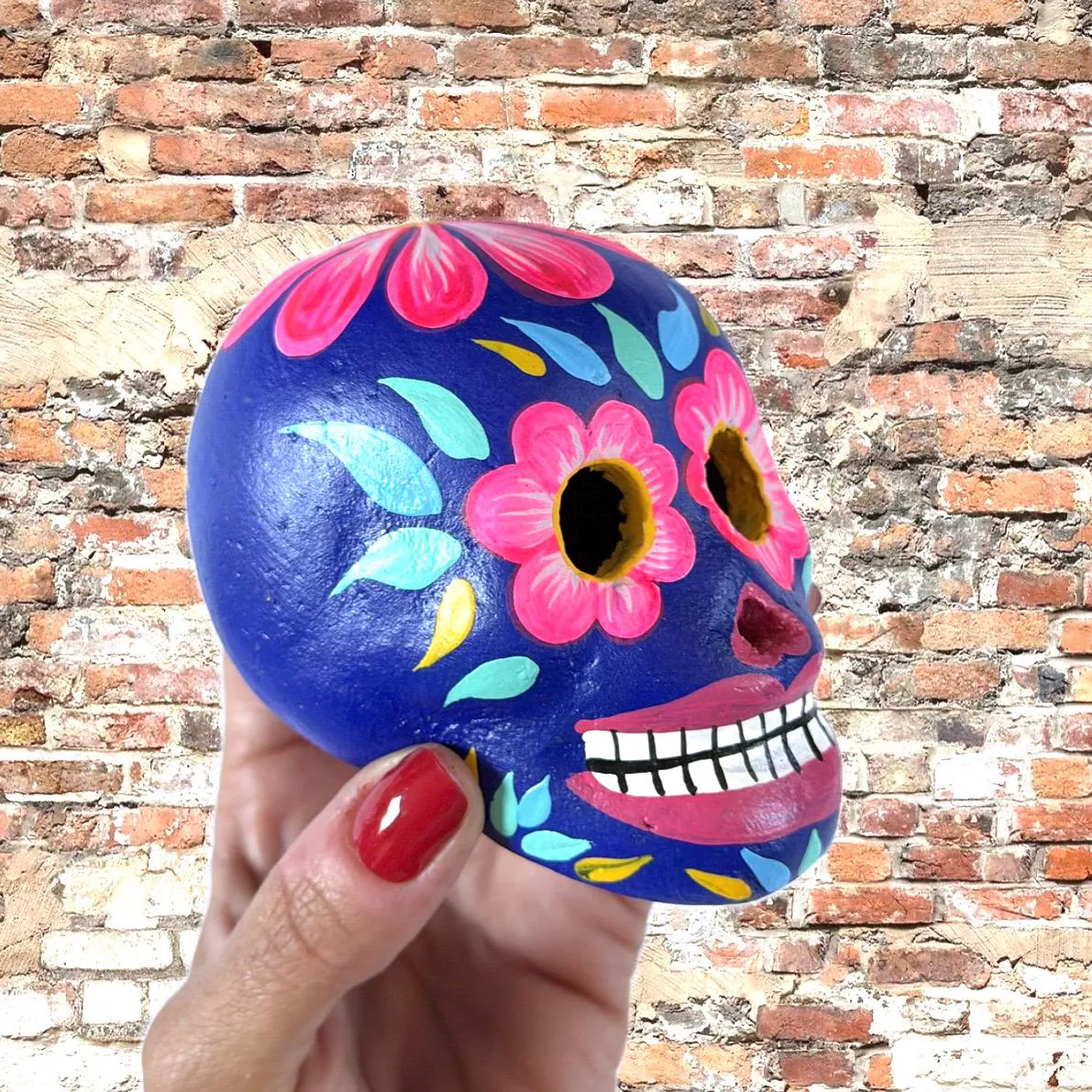 Small Ceramic Skull Calavera