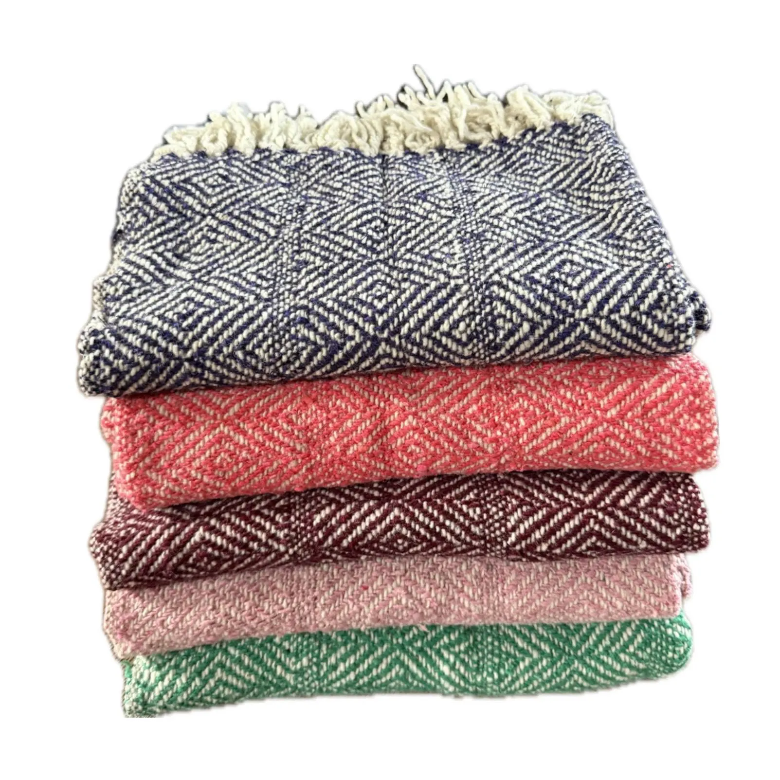 Mexican 100% Wool Bed Runner/Scarf