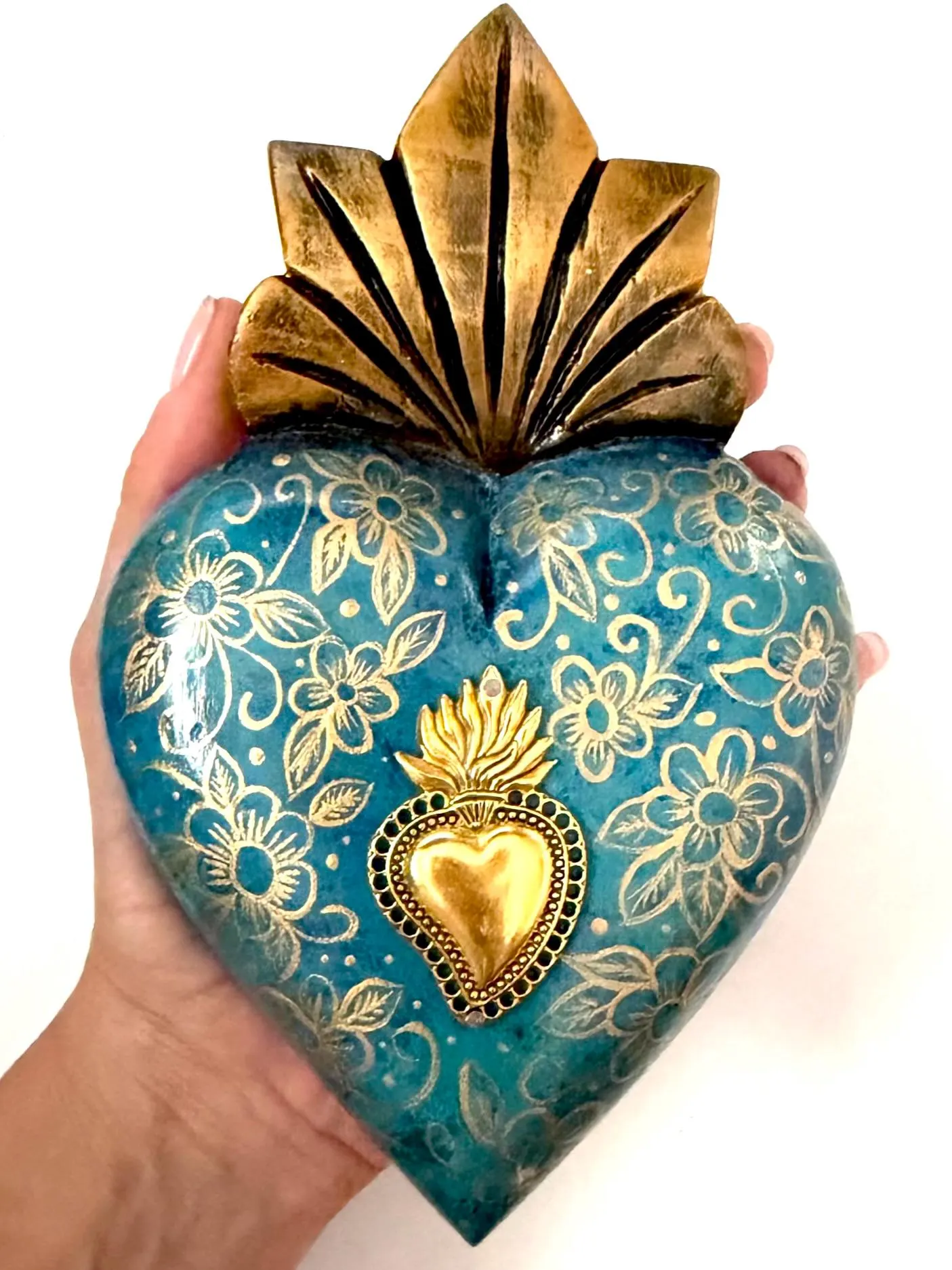 Large Decorado con Milagro 4.75"x 7"