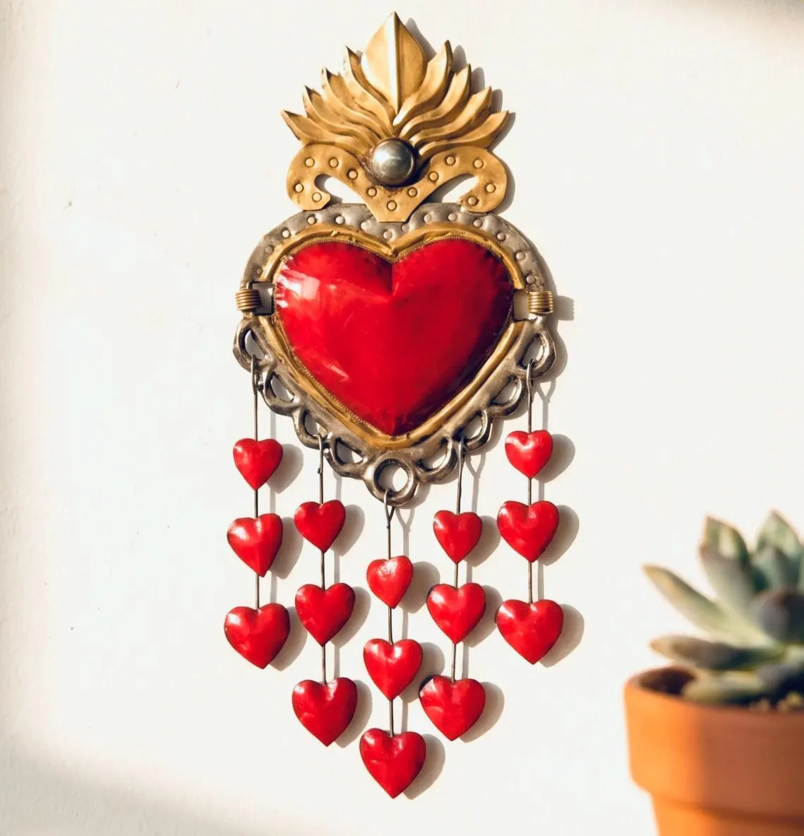Corazoncitos Colgantes 15"