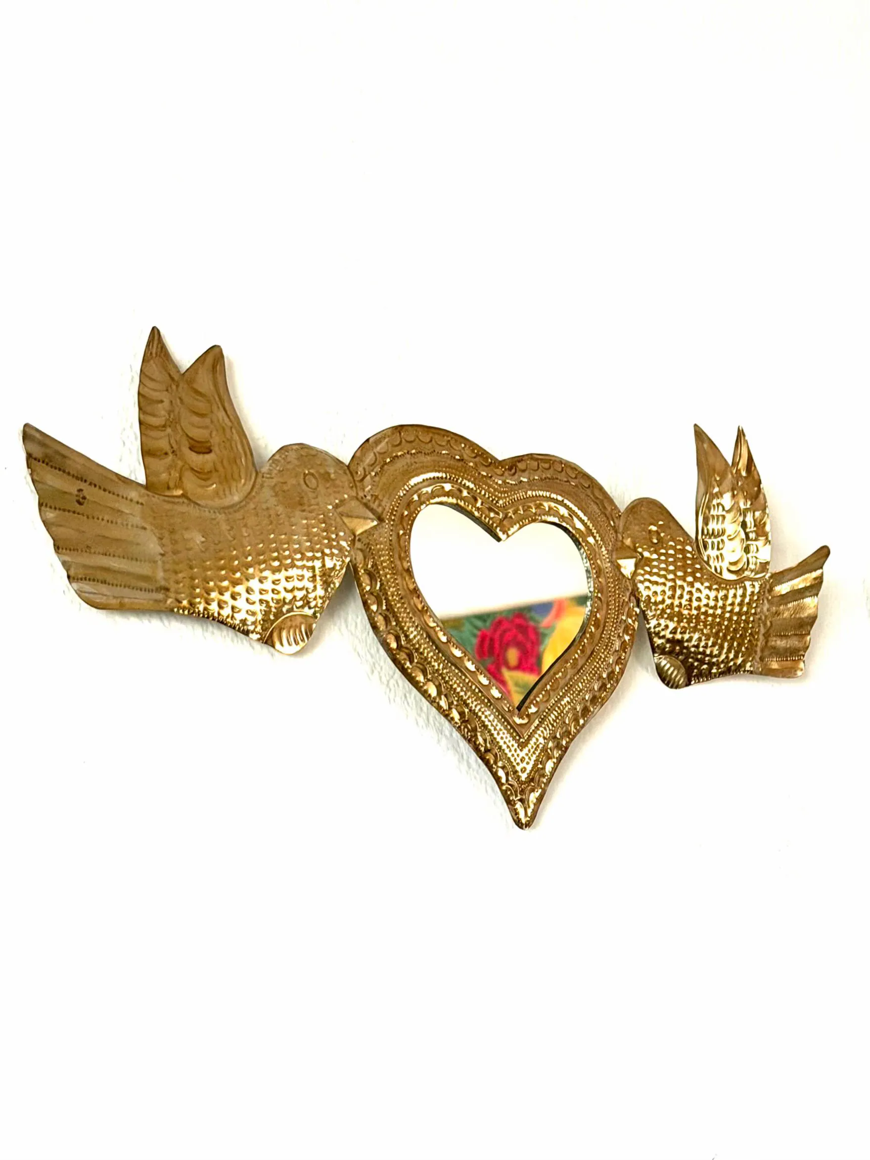 Hojalata Sacred Heart, Gift For Her, XL Vintage Mirror