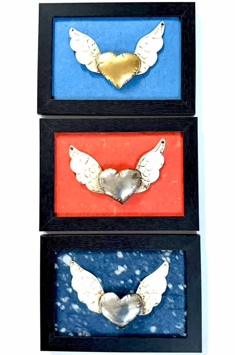 Framed Gold San 7"x 5"