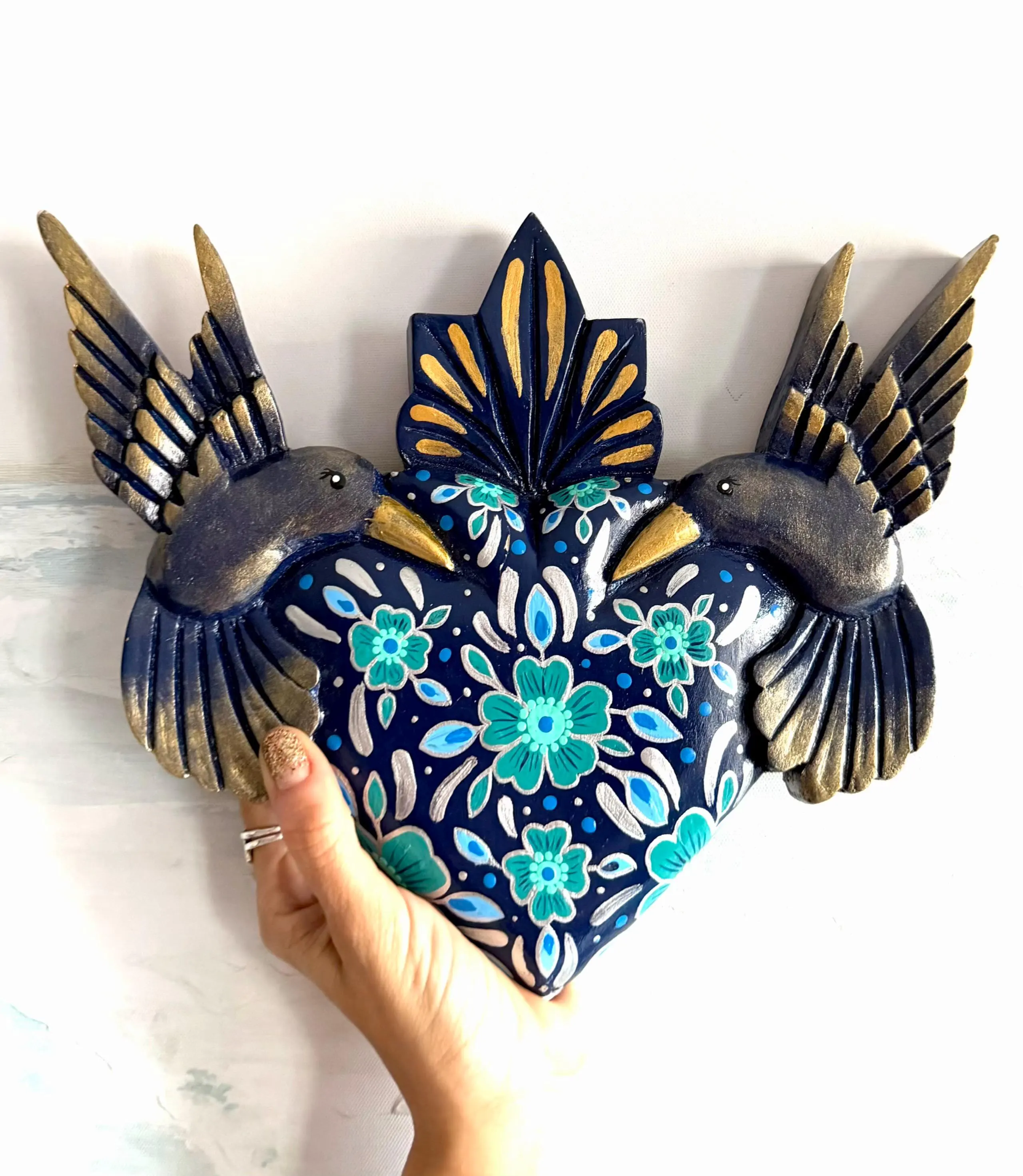 Flores Plateado & Colibries