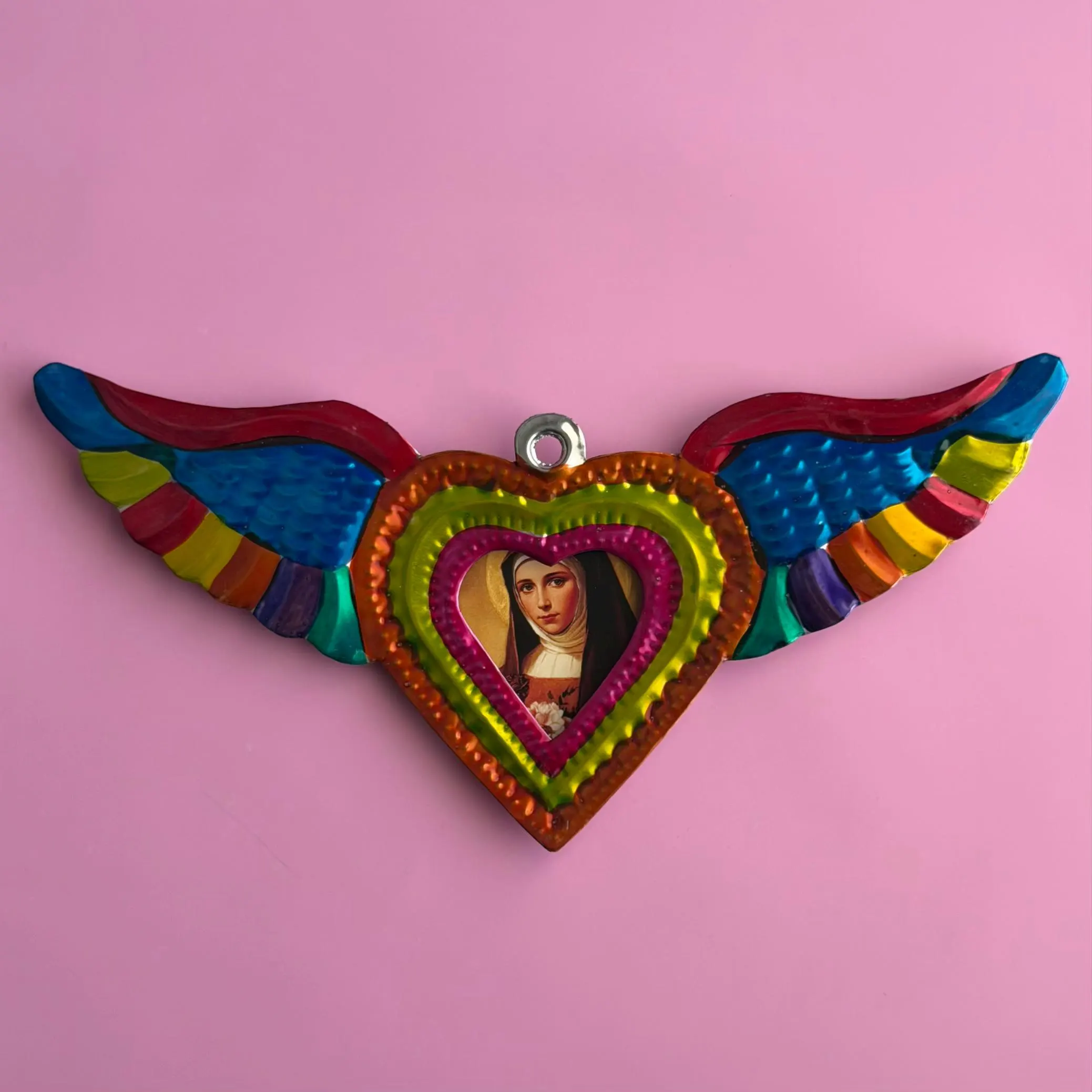 Guanajuato Tin Art, Gift For Mom, Nicho Santa Teresa