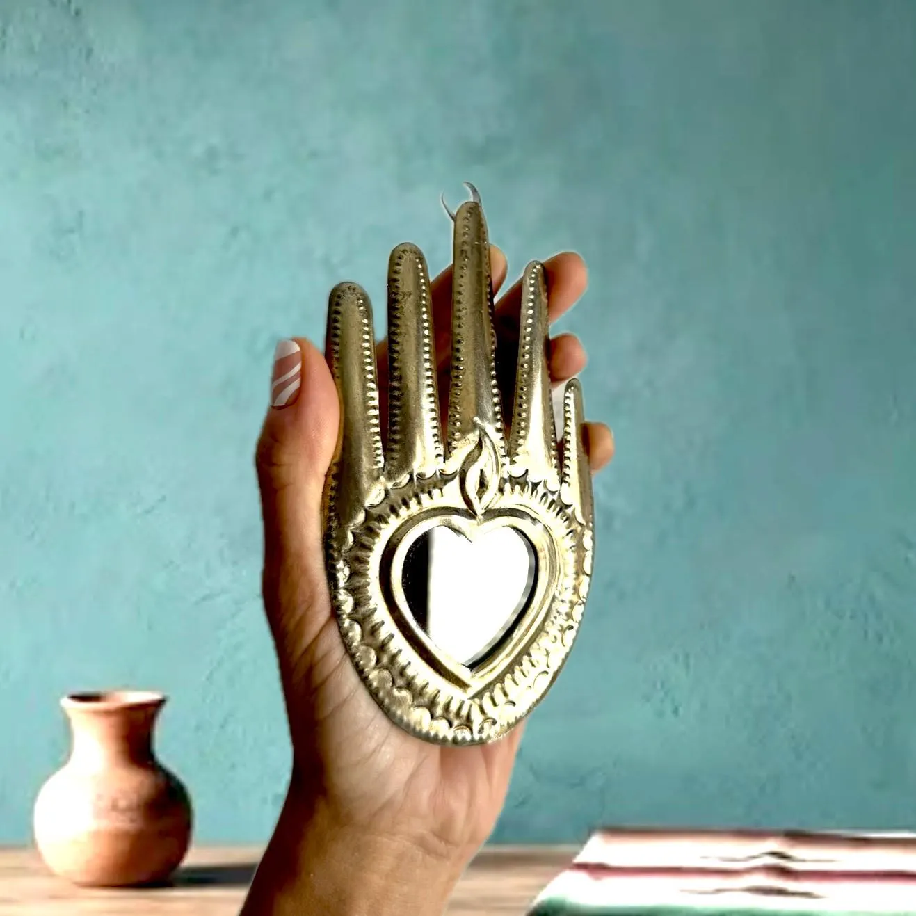 Manita Mirror de Fatima 5.5"