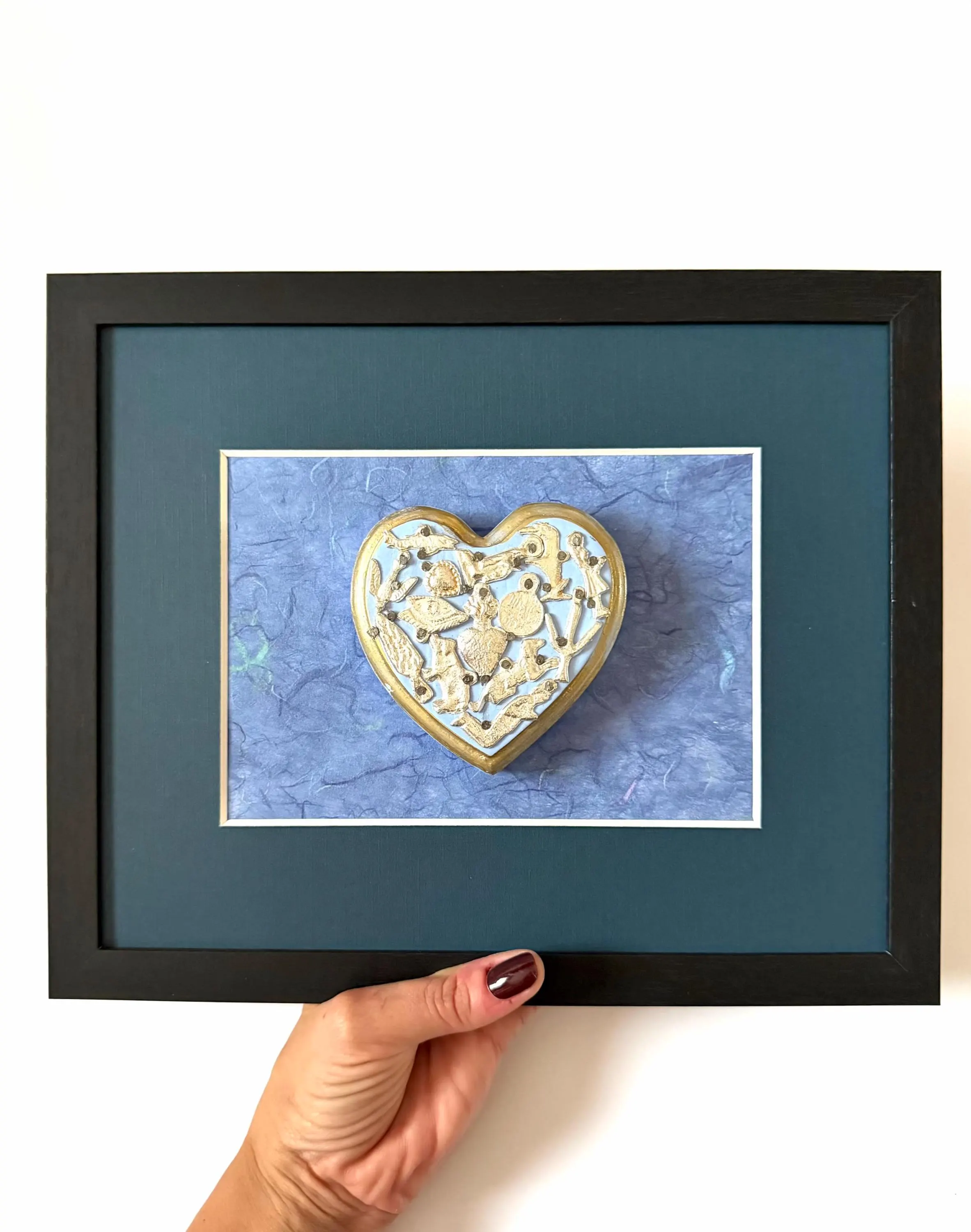 Framed Milagritos Plano 10.75"x 8.75"