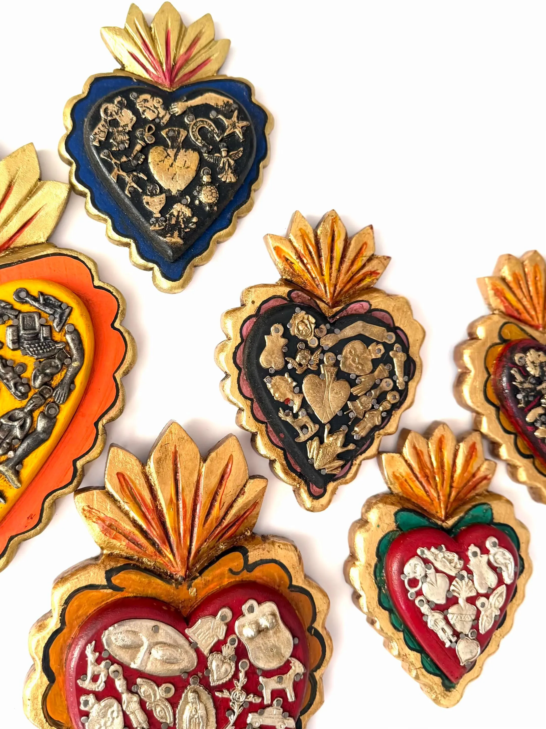 Vintage Corazon Uva Doble Milagritos